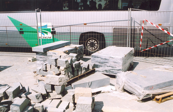 Les sculptures de trottoir, Rennes