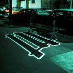 Electric Shadows -  Banc public, Montmartre, Paris 2000