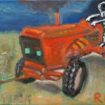 Tracteur rouge